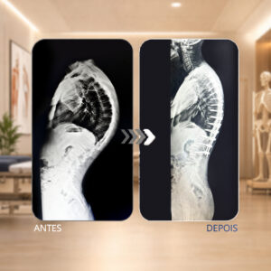 Cirurgia para correção de dorso curvo: antes e depois